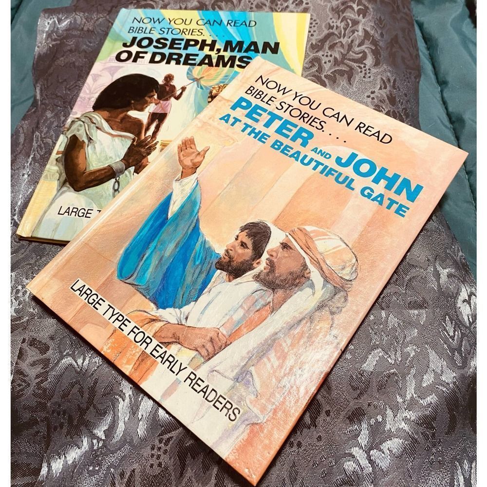 Lot of 2 Children’s Biblical Books Now You Can Read Bible Stories